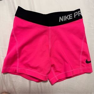 Nike Girls Dri-Fit Pink Athletic Shorts size Small